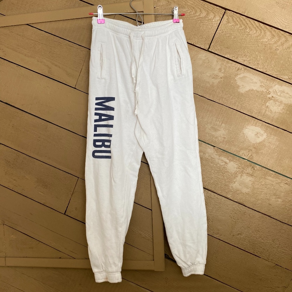 White Brandy Sweatpants